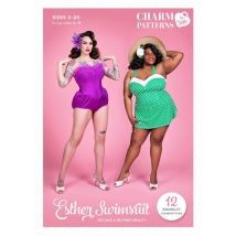 Charm Patterns Paper Sewing Pattern Esther Swimsuit