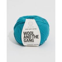 Wool and the Gang Shiny Happy Cotton Aran Yarn Turquoise Waters