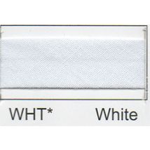 Essential Trimmings Polycotton Bias Binding Tape White