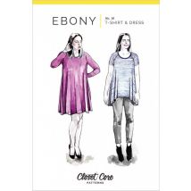 Closet Core Patterns Paper Sewing Pattern Ebony Dress & Top