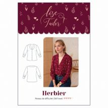 Lise Tailor Paper Sewing Pattern Herbarium Herbier Blouse