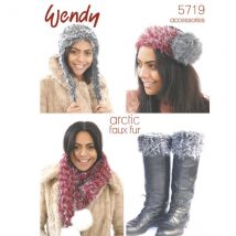 Wendy Arctic Fur Knitting Pattern 5719
