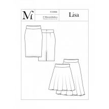 Monsterfabriken Paper Sewing Pattern Lisa Skirt