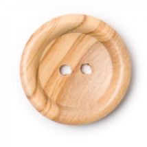 Crendon Natural Wood Buttons (Value Pack) Beige