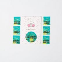 Little Rosy Cheeks Today Is A Good Day Woven Labels