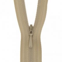 Milward Concealed Invisible Closed End Zips Fawn