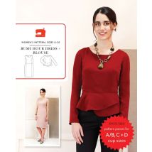 Liesl + Co Paper Sewing Pattern Rush Hour Dress & Blouse