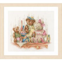 Lanarte Counted Cross Stitch Kit Bears and Toys