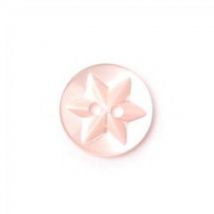 Crendon Star Engraved Baby Buttons (Value Pack) Dark Pink