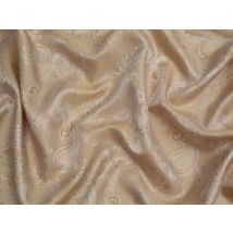 Minerva Core Range Woven Jacquard Lining Fabric Light Gold