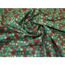 Deadstock 100% Cotton Fabric Bottle Green