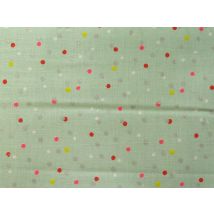 Rico 100% Cotton Fabric Mint Green