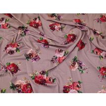 Lady McElroy Viscose Jersey Stretch Knit Fabric Pink