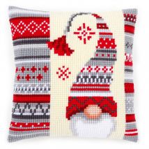 Vervaco Cross Stitch Kit Cushion Christmas Elf 2
