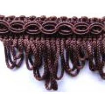 Essential Trimmings Fan Edge Braid Trim Brown