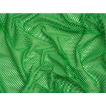 Minerva Core Range Airtex Mesh Stretch Knit Fabric Emerald Green