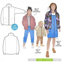 Style Arc Paper Sewing Pattern Kids Teddy Jacket