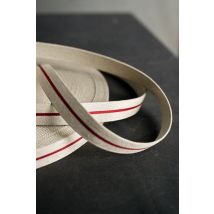 Merchant and Mills Sturdy Webbing Natural & Red