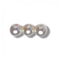 Trimits Glass Pearl Beads Bulk Pack (Value Pack of 3) Cream