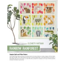 Elizabeth Hartman Quilting Pattern Rainbow Rainforest Quilt
