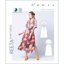 Named Clothing Paper Sewing Pattern Reeta Shirt Dress