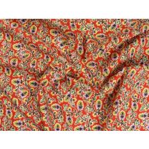 Storrs London Egyptian Cotton Lawn Fabric Red