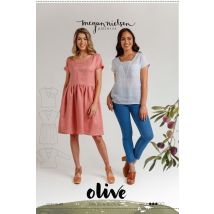 Megan Nielsen Paper Sewing Pattern Olive Dress & Top