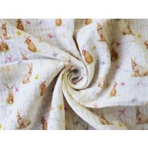 Little Johnny Cotton Double Gauze Fabric