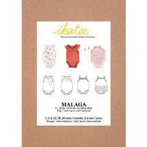 Ikatee Paper Sewing Pattern Baby Malaga Bodysuit