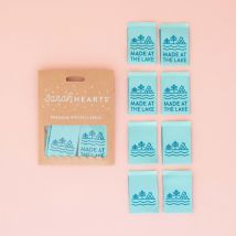Sarah Hearts Made At The Lake Woven Labels