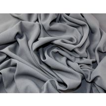 John Louden Alise Stretch Woven Crepe Fabric Grey
