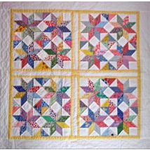 Paper Pieces EPP Quilting Pattern Yesterdays Stars