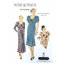 Now and Then Patterns Paper Sewing Pattern The Lana Teadress