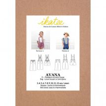 Ikatee Paper Sewing Pattern Kids Avana Pants & Shorts