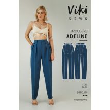 Vikisews Paper Sewing Pattern Adeline Trousers