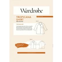 Wardrobe By Me Paper Sewing Pattern Tropicana Raglan Shirt
