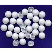 Hemline Plastic Self Cover Buttons White
