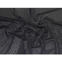 Lady McElroy Stretch Mesh Fabric Black