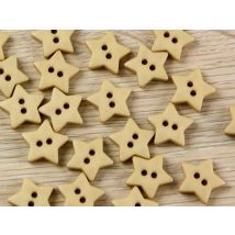 Dill Star Plastic Buttons (Value Pack) Beige