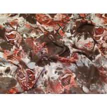 Lady McElroy Sheer Chiffon Fabric Brown