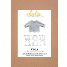 Ikatee Paper Sewing Pattern Baby Vega Fleece Vest
