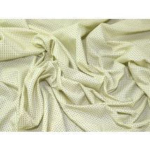 John Louden 100% Cotton Fabric Navy Blue on Cream