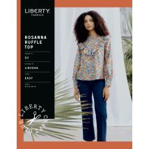 Liberty London Paper Sewing Pattern Rosanna Ruffle Top