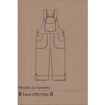Two Stitches Paper Sewing Pattern Freddie Dungarees