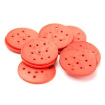 Dill Extra Large Round Buttons (Value Pack) Red