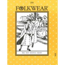 Folkwear Patterns Paper Sewing Pattern Big Sky Riding Skirt
