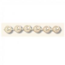 Trimits Round Plastic Bead Trim (Value Roll) Cream
