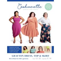 Cashmerette Paper Sewing Pattern Grafton Dress Top & Skirt
