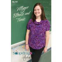 SnapDragon Studios Paper Sewing Pattern Villager Blouse & Tunic