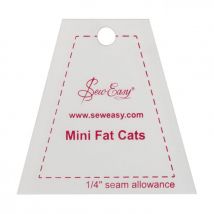 Sew Easy Mini Fat Cats Quilting Template